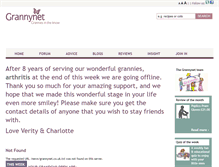 Tablet Screenshot of grannynet.co.uk